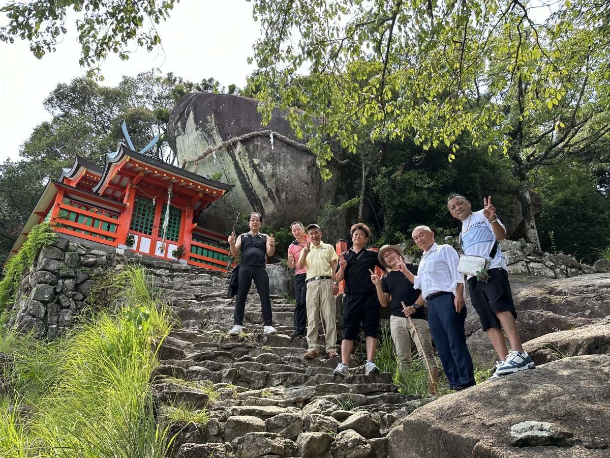 神倉神社⛩️(速玉神社⛩️)にて